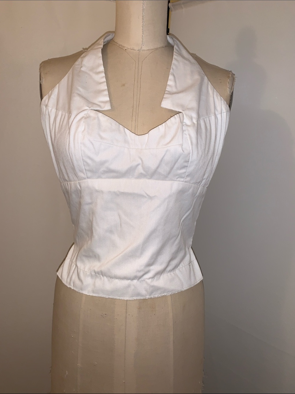 Vintage 70’s  Halter Top Custom Made for Film XS/ 2